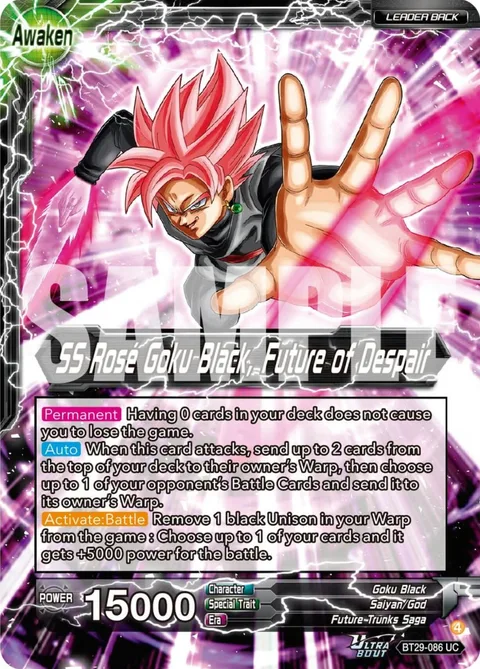 Goku Black // SS Rosé Goku Black, Future of Despair