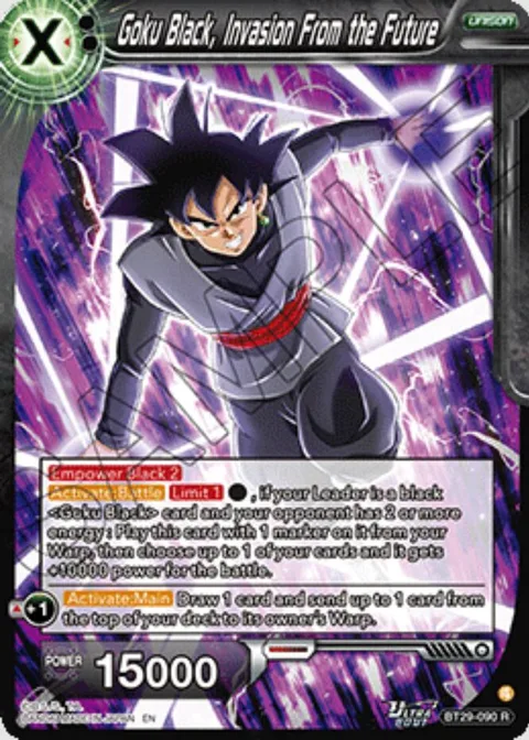 Goku Black, Invasion From the Future