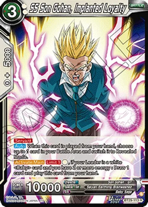 SS Son Gohan, Implanted Loyalty