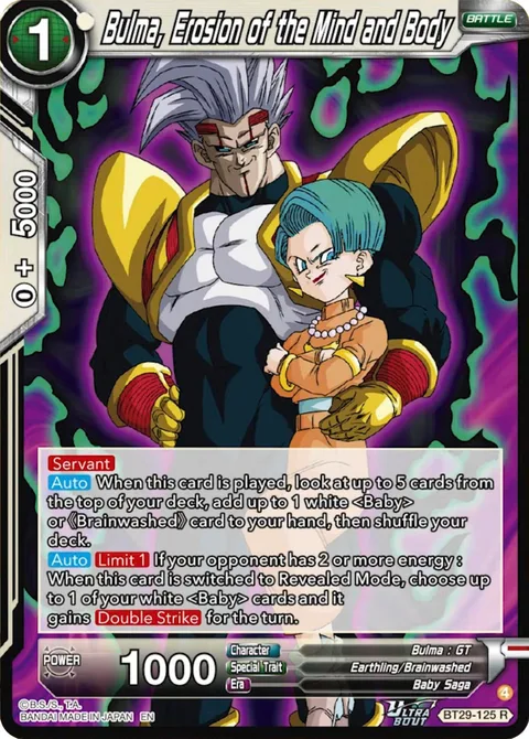 Bulma, Erosion of the Mind and Body