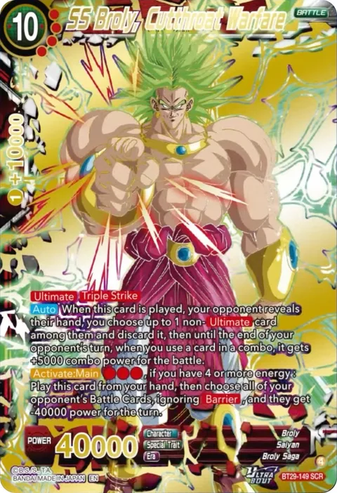SS Broly, Cutthroat Warfare