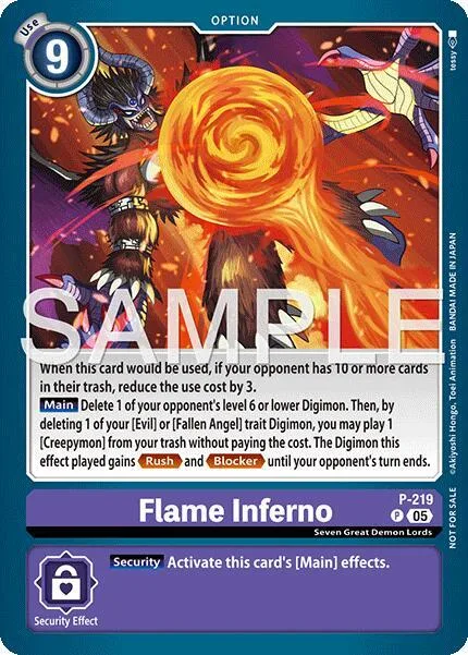 Flame Inferno (P-219)