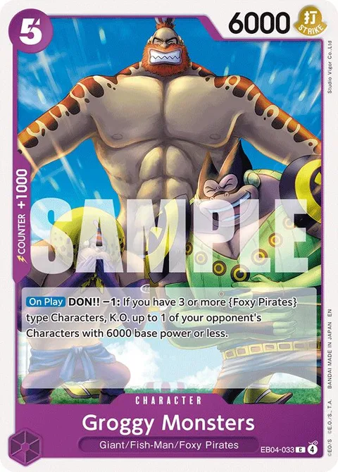 Groggy Monsters (EB04-033)