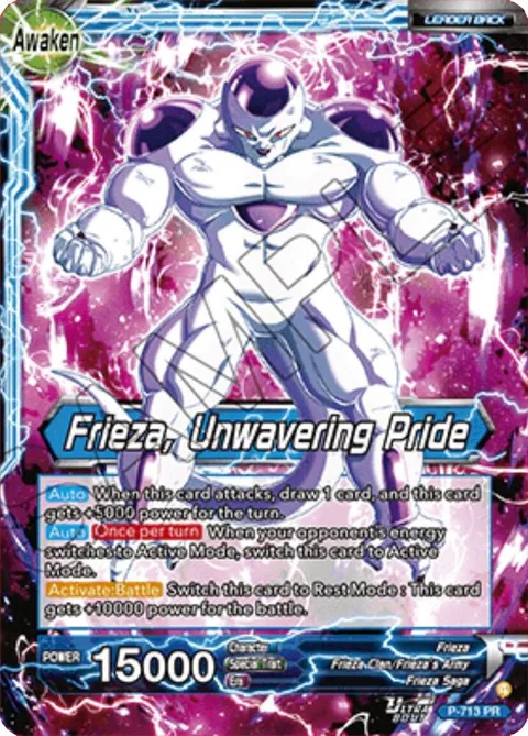 Frieza // Frieza, Unwavering Pride