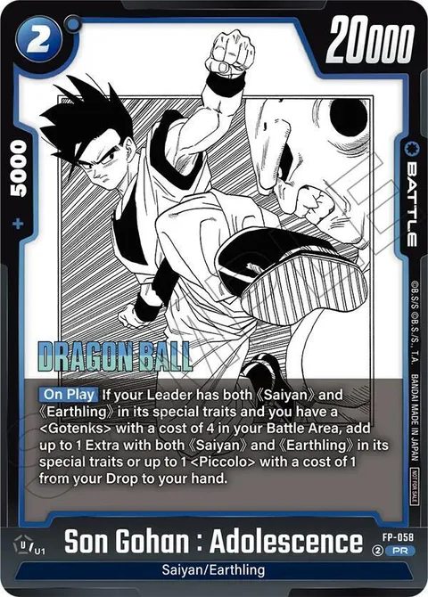 Son Gohan : Adolescence (FP-058) [Fusion World]
