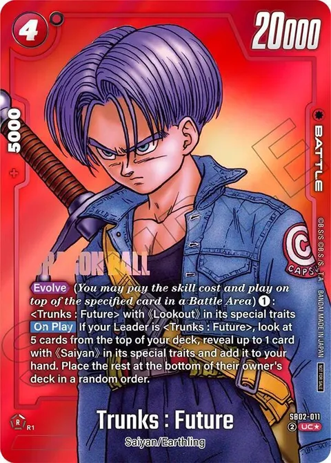 Trunks : Future (SB02-011) [Fusion World]