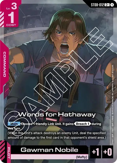 Words for Hathaway (ST08-012)