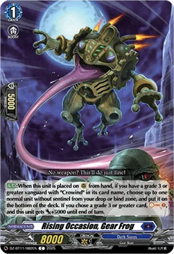 Rising Occasion, Gear Frog [D-Format]