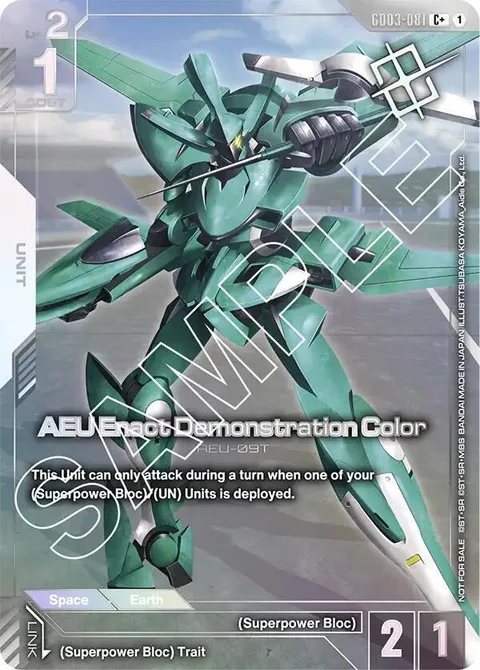 AEU Enact Demonstration Color (GD03-081)