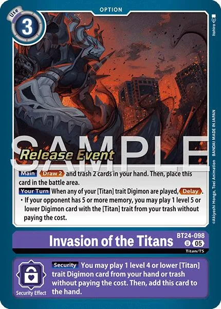 Invasion of the Titans (BT24-098)