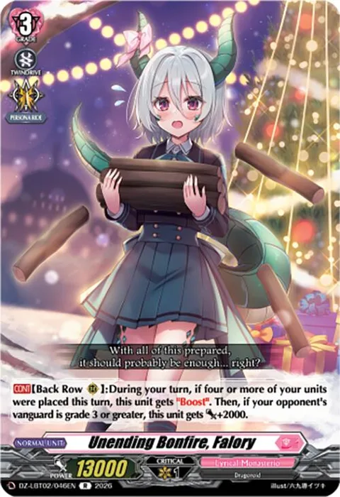 Unending Bonfire, Falory [D-Format]