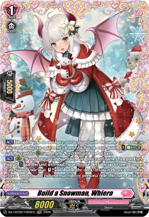 Build a Snowman, Whiero [D-Format]