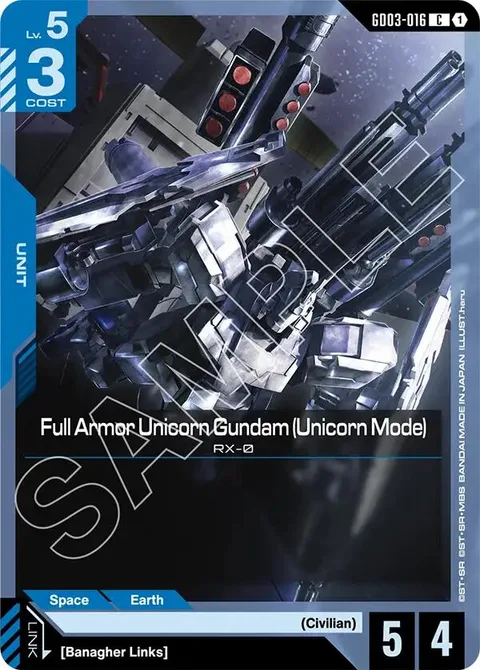 Full Armor Unicorn Gundam (Unicorn Mode) (GD03-016)