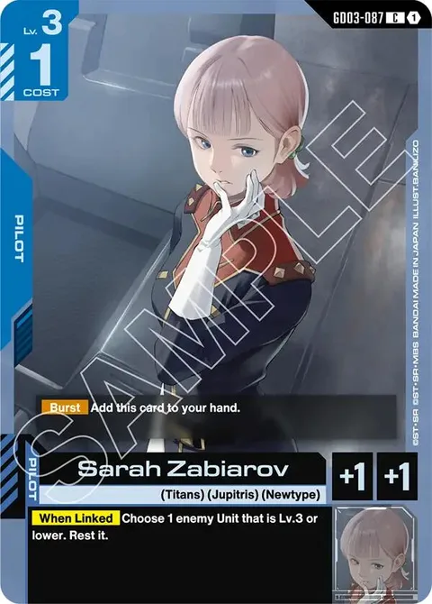 Sarah Zabiarov (GD03-087)
