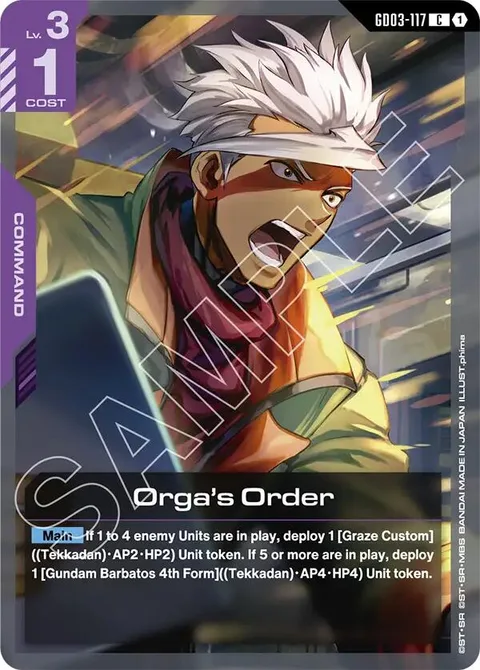 Orga's Order (GD03-117)
