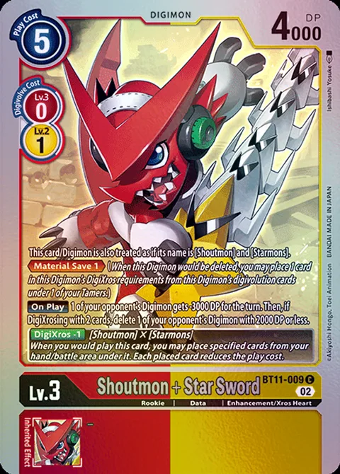 Shoutmon + Star Sword (BT11-009)