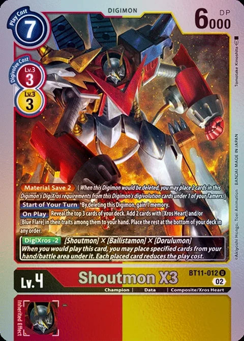 Shoutmon X3 (BT11-012)