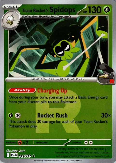 Team Rocket's Spidops [Charging Up | Rocket Rush]