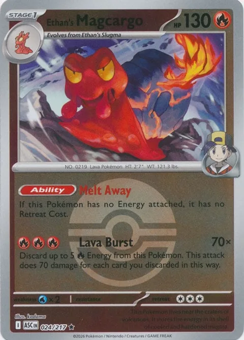 Ethan's Magcargo [Melt Away | Lava Burst]