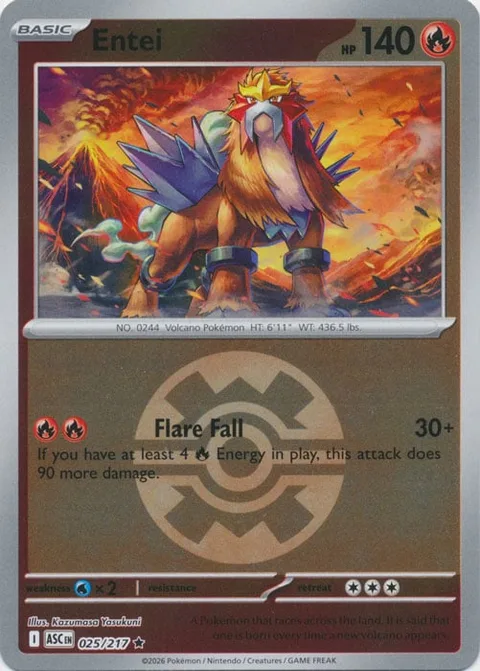 Entei [Flare Fall]