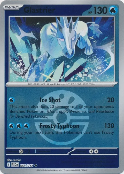Glastrier [Ice Shot | Frosty Typhoon]