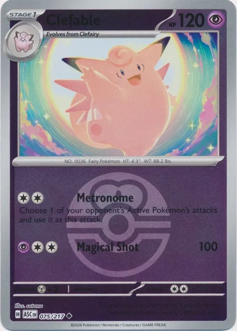 Clefable [Metronome | Magical Shot]