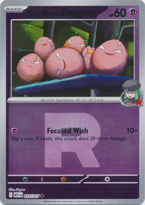 Team Rocket's Exeggcute [Focused Wish]