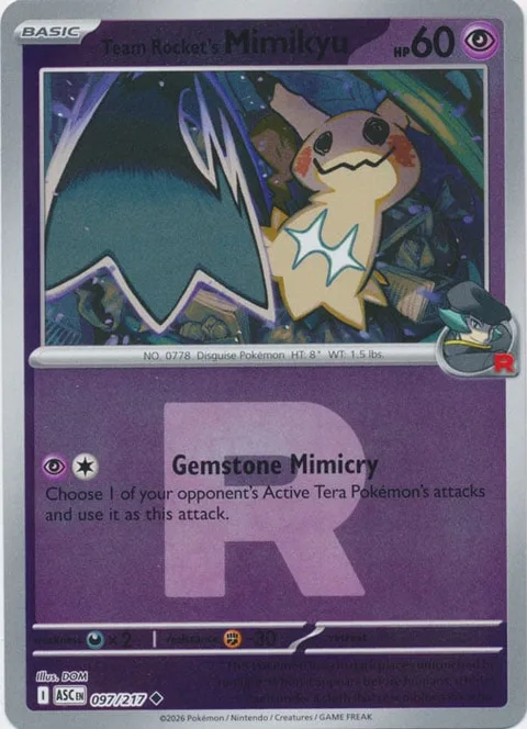 Team Rocket's Mimikyu [Gemstone Mimicry]