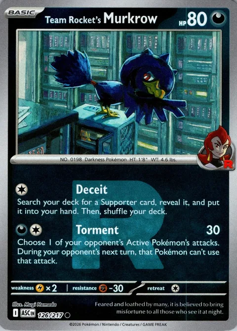 Team Rocket's Murkrow [Deceit | Torment]