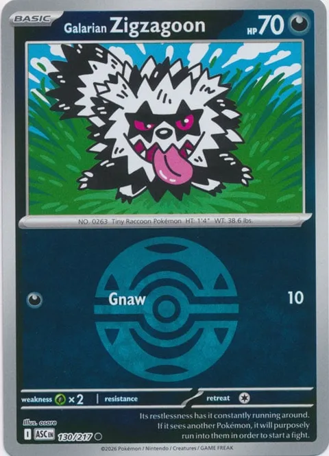 Galarian Zigzagoon [Gnaw]