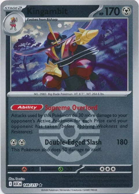 Kingambit [Supreme Overlord | Double-Edged Slash]