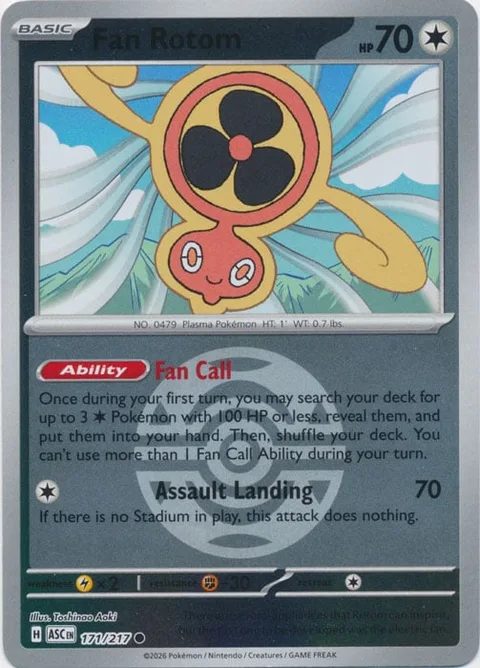 Fan Rotom [Fan Call | Assault Landing]
