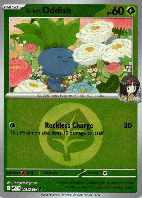 Erika's Oddish [Reckless Charge]