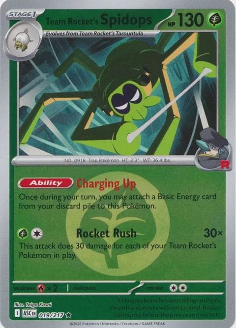 Team Rocket's Spidops [Charging Up | Rocket Rush]
