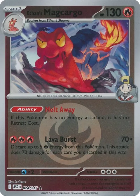 Ethan's Magcargo [Melt Away | Lava Burst]