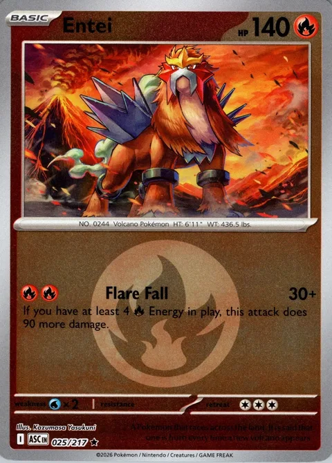 Entei [Flare Fall]