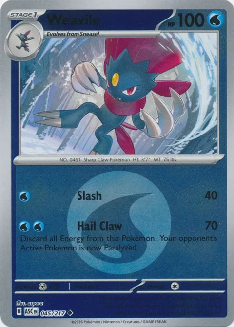Weavile [Slash | Hail Claw]