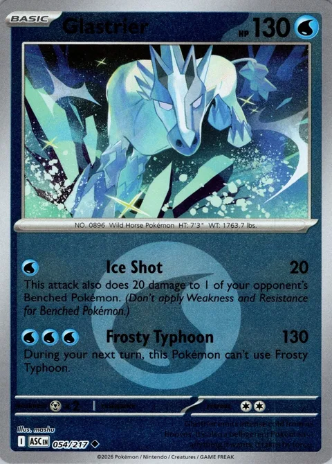 Glastrier [Ice Shot | Frosty Typhoon]