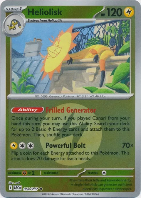 Heliolisk [Frilled Generator | Powerful Bolt]