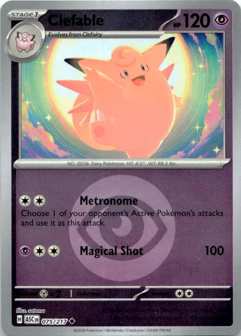 Clefable [Metronome | Magical Shot]