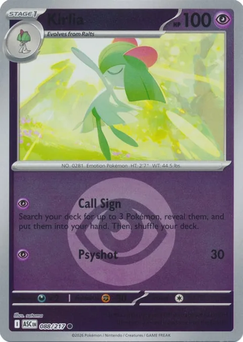 Kirlia [Call Sign | Psyshot]