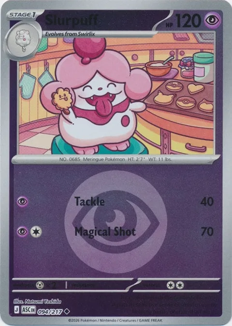 Slurpuff [Tackle | Magical Shot]