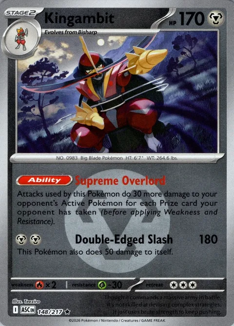 Kingambit [Supreme Overlord | Double-Edged Slash]