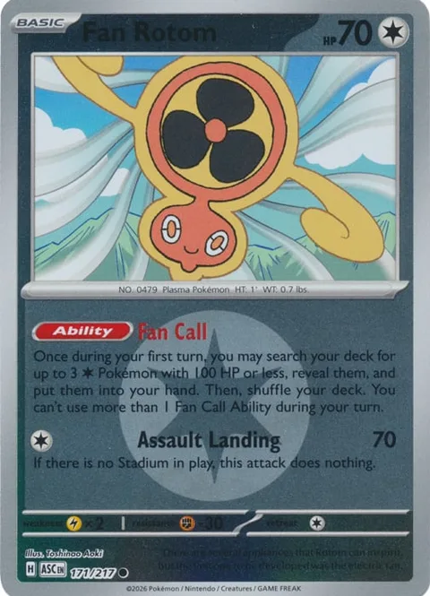 Fan Rotom [Fan Call | Assault Landing]