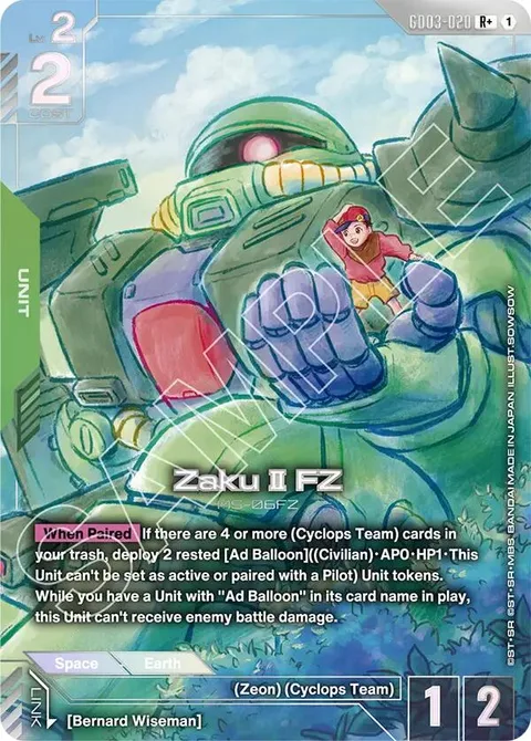 Zaku II FZ (GD03-020)