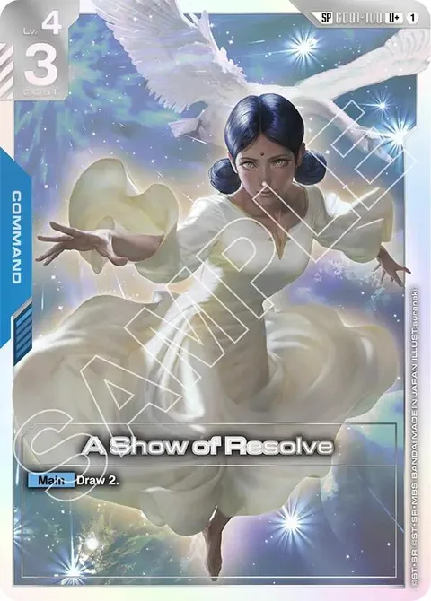 A Show of Resolve (GD01-100)