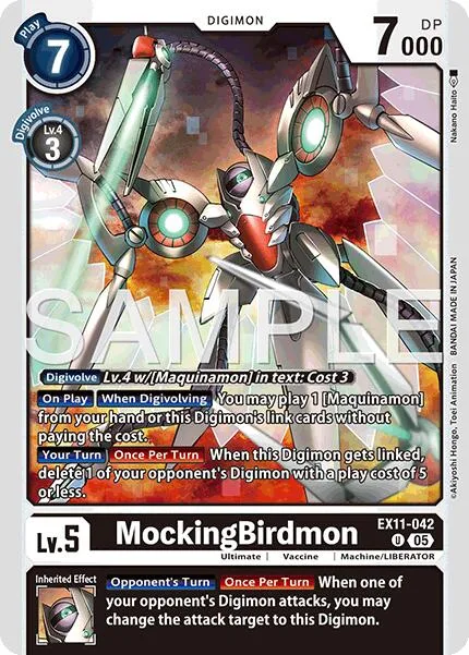 MockingBirdmon (EX11-042)