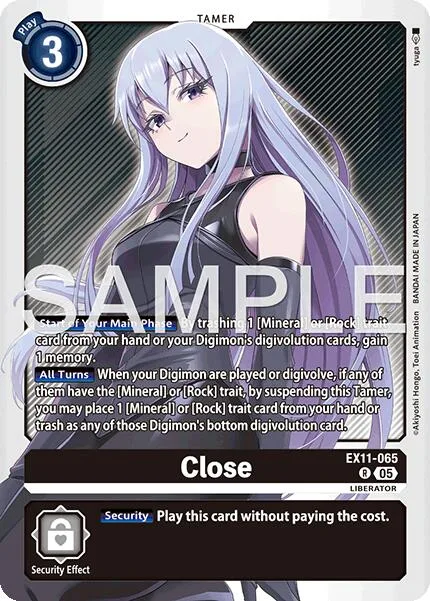 Close (EX11-065)