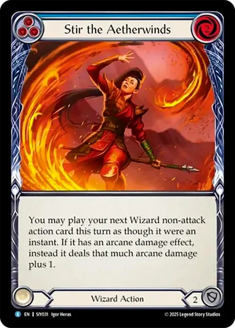 Stir the Aetherwinds (Blue)