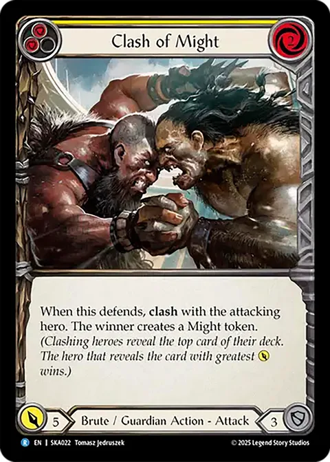 Clash of Might (Yellow)